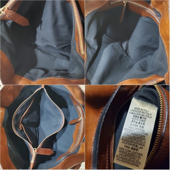 Burberry Large Landscape Lynher House Check Canvas & Smooth Leather Tote Bag - Picture 16 of 16